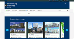 Desktop Screenshot of hotelrealtyresource.com